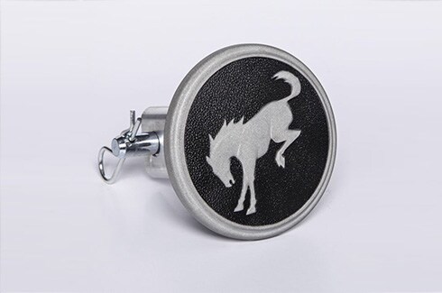 Discover Ford Bronco Accessories in PR, Hitch Receiver Cap - Aluminum Cap With Bronco Logo